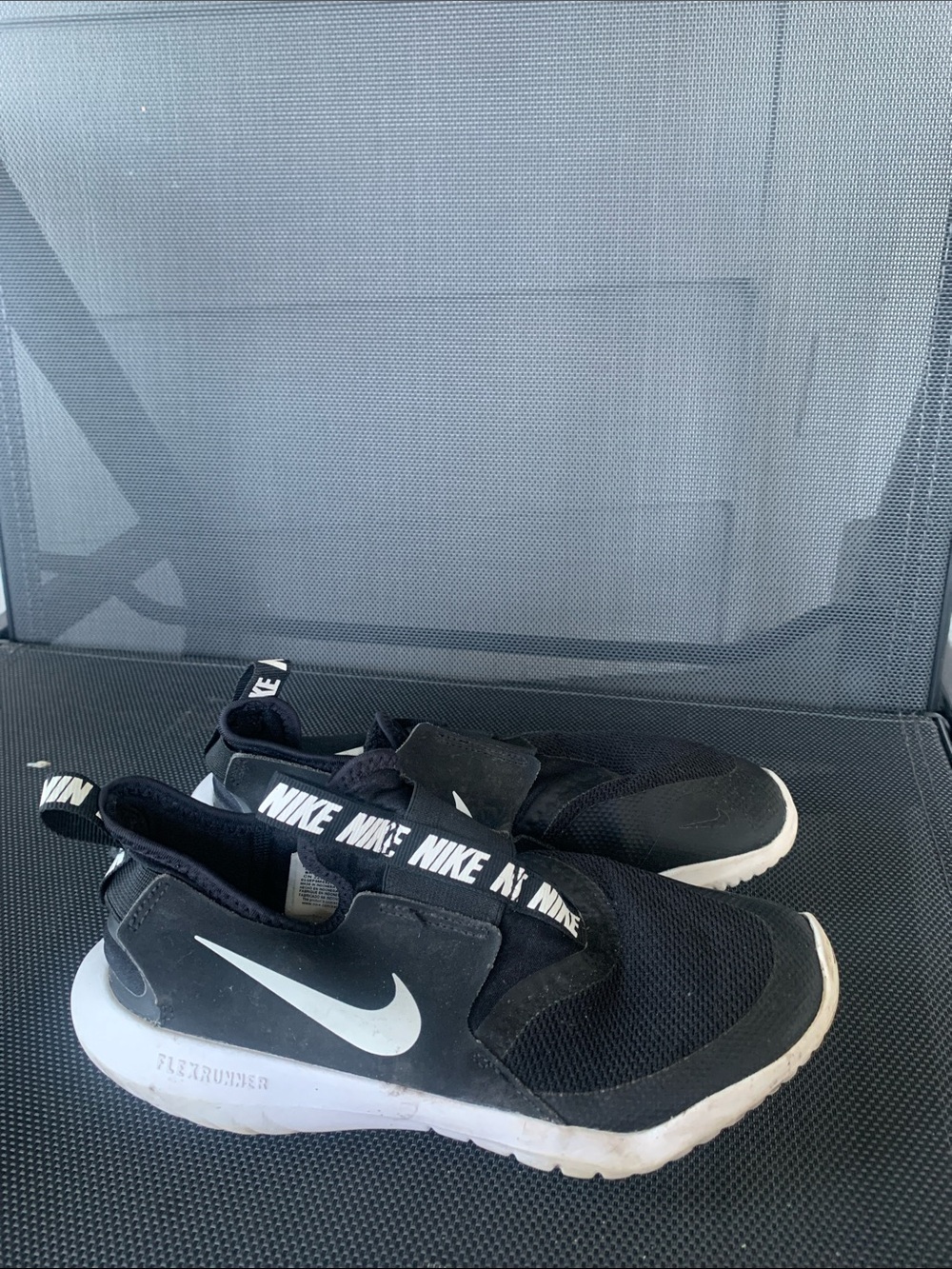 Nike Kids Black and White Slip-On Sneakers boys or girls